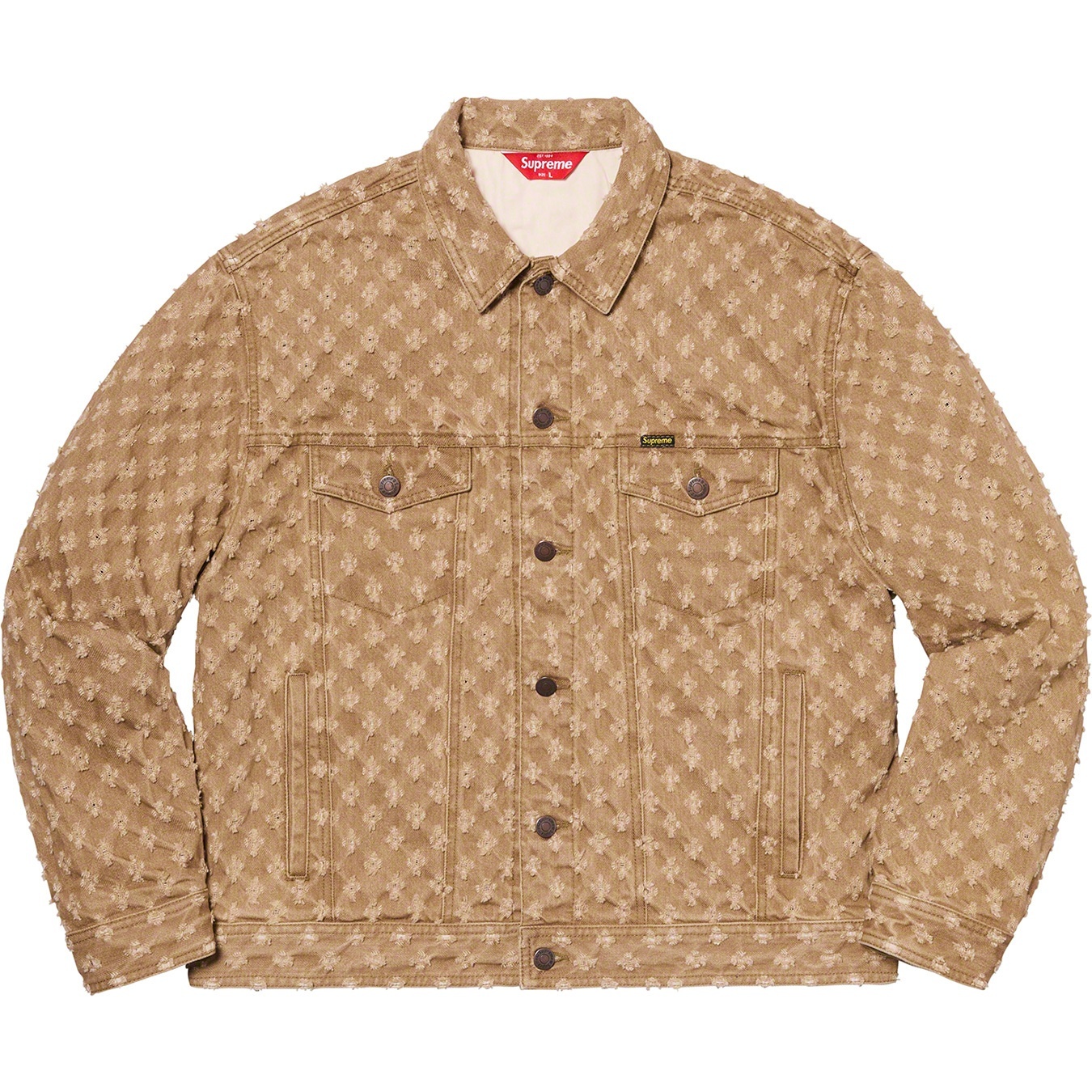 Hole Punch Denim Trucker Jacket view 3